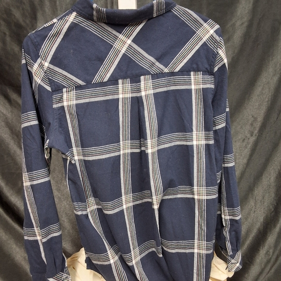 Christopher & Banks Plaid Color Long Sleeve T Shirt  Size Medium - Picture 3 of 12